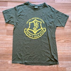 Khaki Green Israeli Army tee